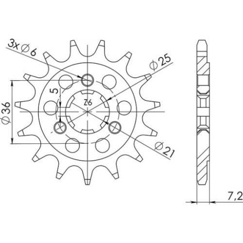 PIGNONE P520 - Z16 (DIS.22503)