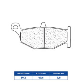 SET PASTIGLIE FRENO CL BRAKES 1163RX3