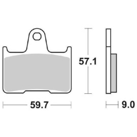 SET PASTIGLIE FRENO SBS 765LS