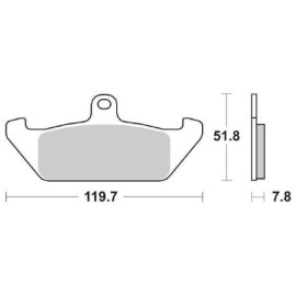 SET PASTIGLIE FRENO SBS 594HF