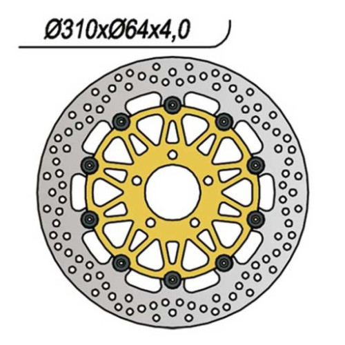 DISCO FRENO NG 124