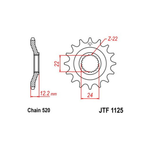 PIGNONE P520 - Z17 (DIS.61302)