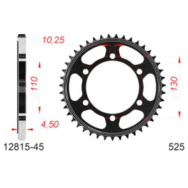 CORONA AFAM IN ACCIAIO P525 - Z45 (DIS.12810)