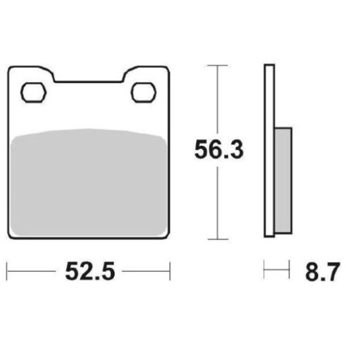 SET PASTIGLIE FRENO SBS 701HF