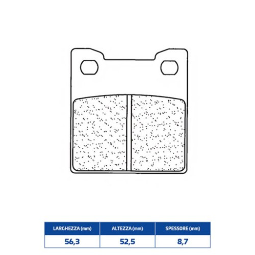 SET PASTIGLIE FRENO CL BRAKES 2390RX3