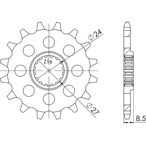 PIGNONE P520 - Z17 (DIS.22902)
