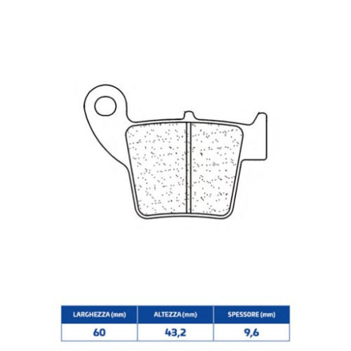 SET PASTIGLIE FRENO CL BRAKES 1076X59