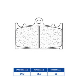 SET PASTIGLIE FRENO CL BRAKES 1145RX3