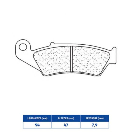 SET PASTIGLIE FRENO CL BRAKES 2300ATV1