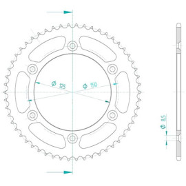 CORONA IN ACCIAIO P428 - Z54 (DIS.00056)