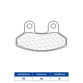 SET PASTIGLIE FRENO CL BRAKES 3067SC