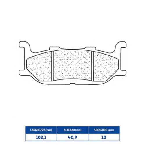 CL Brakes PASTIGLIA FRENO ANTERIORE