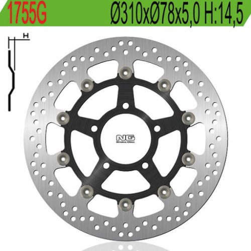 DISCO FRENO NG 1755G