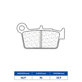 SET PASTIGLIE FRENO CL BRAKES 1103X59