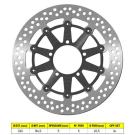 DISCO FRENO SBS 5040A