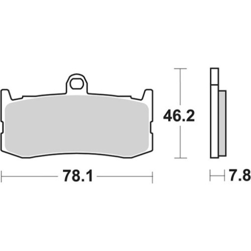 SET PASTIGLIE FRENO SBS 864RST