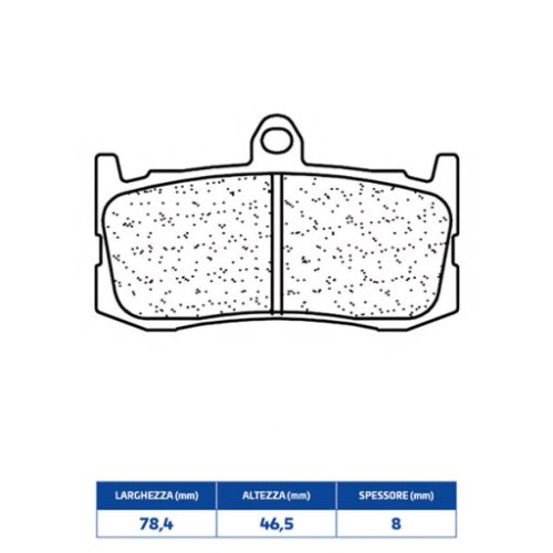 SET PASTIGLIE FRENO CL BRAKES 1209C60