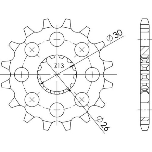 PIGNONE P525 - Z18 (DIS.88600)