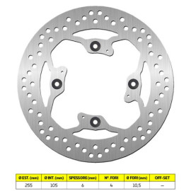 DISCO FRENO SBS 5327