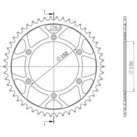 CORONA IN ACCIAIO P520 - Z48 (DIS.00026)