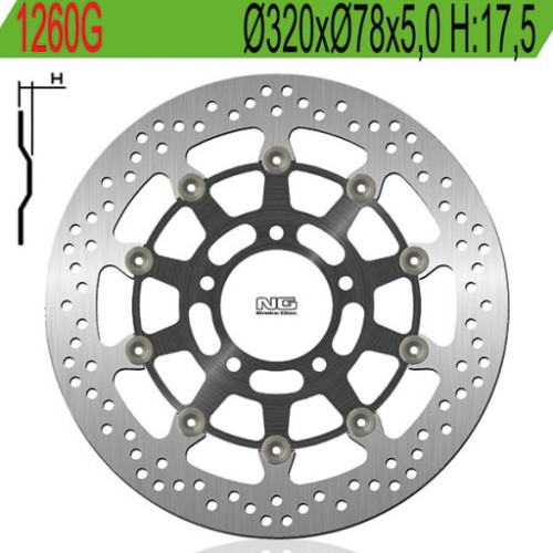 DISCO FRENO NG 1260G