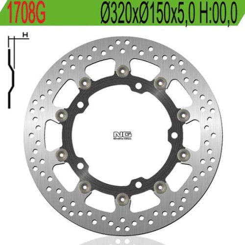 DISCO FRENO NG 1708G