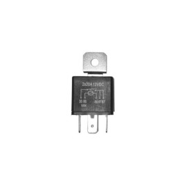 RELE' LUCI 12V/40A-5 FASTON - DOPPIA USCITA