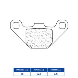 SET PASTIGLIE FRENO CL BRAKES 3022SC