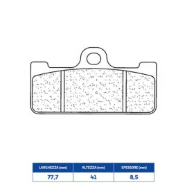 SET PASTIGLIE FRENO CL BRAKES 2329C60