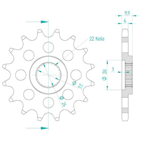 PIGNONE P520 - Z16 (DIS.00044)