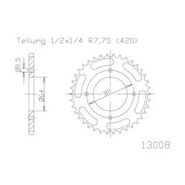 CORONA IN ACCIAIO P420 - Z48 (DIS.12101)