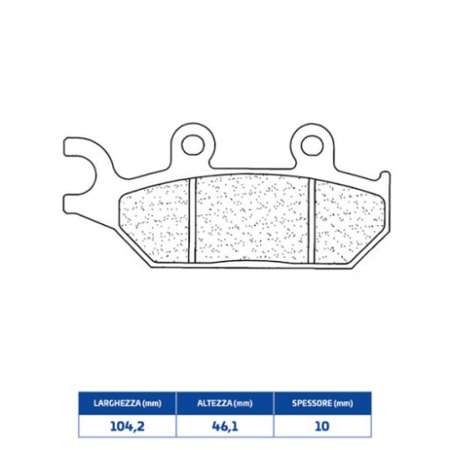 SET PASTIGLIE FRENO CL BRAKES 2360S4