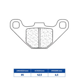 SET PASTIGLIE FRENO CL BRAKES 2469ATV1