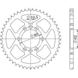 CORONA IN ACCIAIO P428 - Z49 (DIS.12204)