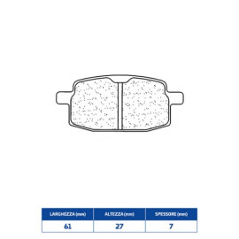SET PASTIGLIE FRENO CL BRAKES 2696S4