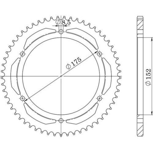 CORONA IN ACCIAIO P428 - Z55 (DIS.12207)