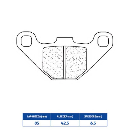 SET PASTIGLIE FRENO CL BRAKES 2469MX10