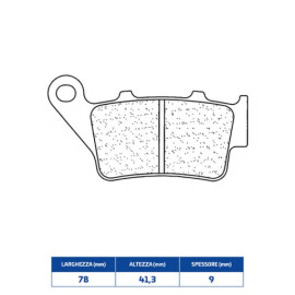 SET PASTIGLIE FRENO CL BRAKES 2353RX3