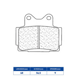 SET PASTIGLIE FRENO CL BRAKES 2301S4