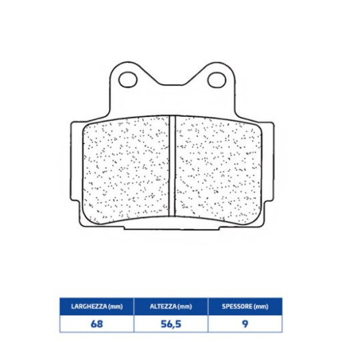 SET PASTIGLIE FRENO CL BRAKES 2301S4