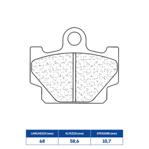 SET PASTIGLIE FRENO CL BRAKES 2802S4