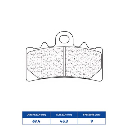 SET PASTIGLIE FRENO CL BRAKES 1233XBK5