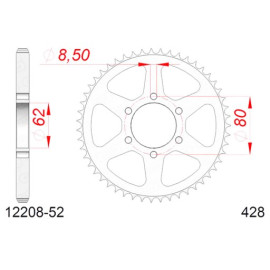 CORONA AFAM IN ACCIAIO P428 - Z52 (DIS.12208)