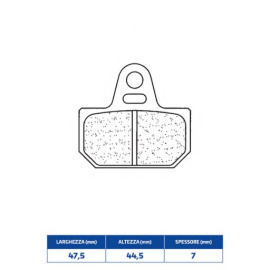 SET PASTIGLIE FRENO CL BRAKES 2269RX3
