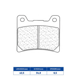 CL Brakes PASTIGLIA FRENO ANTERIORE