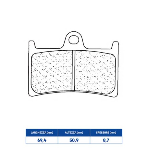SET PASTIGLIE FRENO CL BRAKES 2361C60