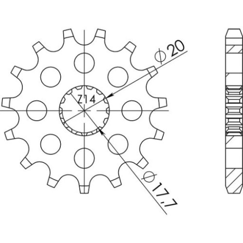 PIGNONE P428 - Z18 (DIS.21202)