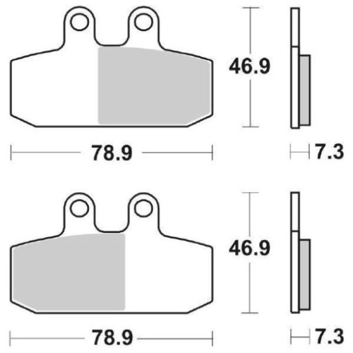 SET PASTIGLIE FRENO SBS 179CT