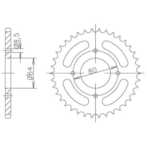 CORONA IN ACCIAIO P428 - Z45 (DIS.00017)