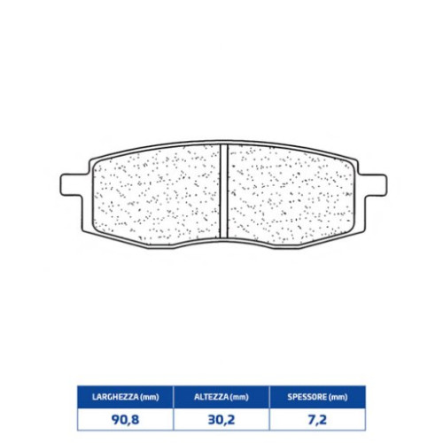 SET PASTIGLIE FRENO CL BRAKES 2792MX10